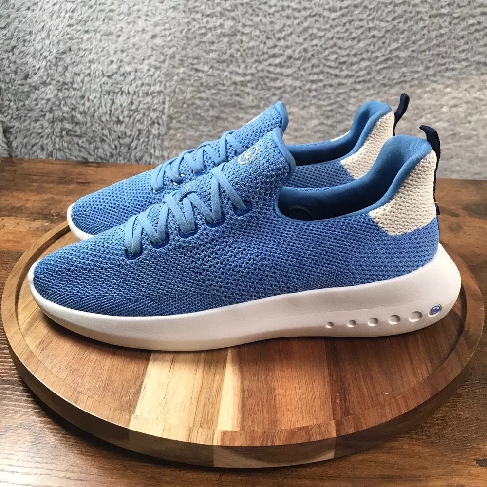 Peter Millar Crown Hyperlight Glide Sneaker Womens 8 Blue Marine Knit Slip On
